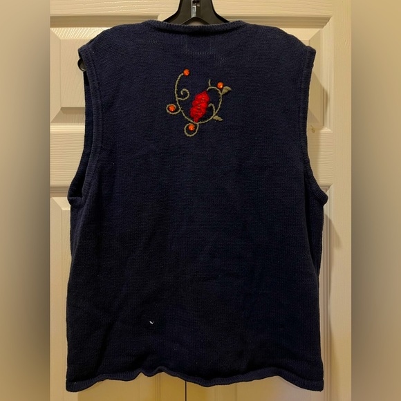 VINTAGE BOBBIE BROOKS EMBROIDERED VEST - Picture 6 of 7
